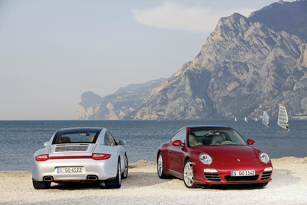 Porsche 997 targa 4 et targa 4s