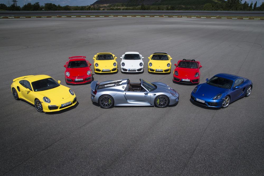 Porsche argent gt rouge indien jaune vitesse bleu saphire