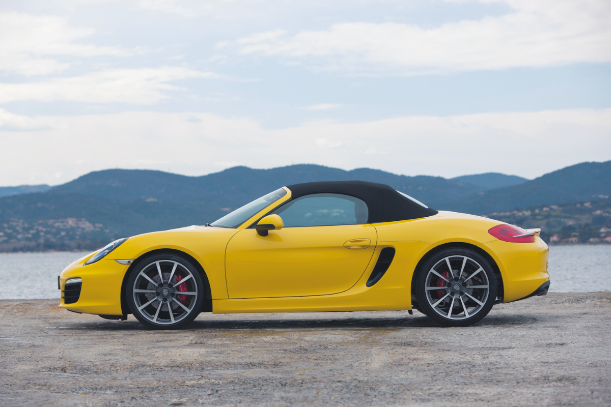 Porsche boxster 981 flat 6 magazine png