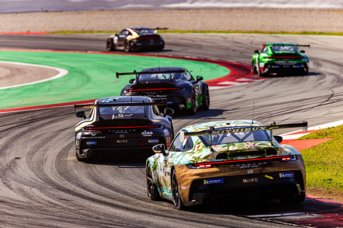 Porsche carrera cup france barcelone 2024 png