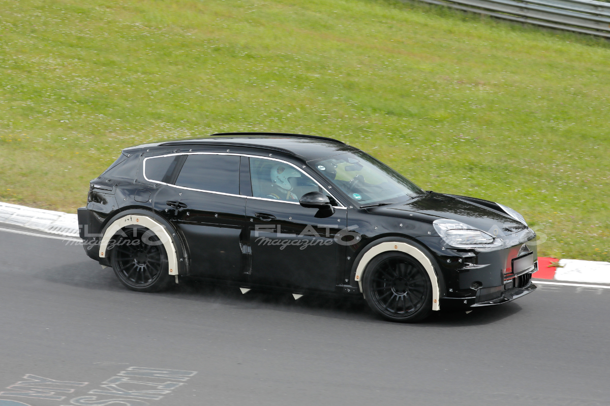 Porsche cayenne electrique nurburgring 2