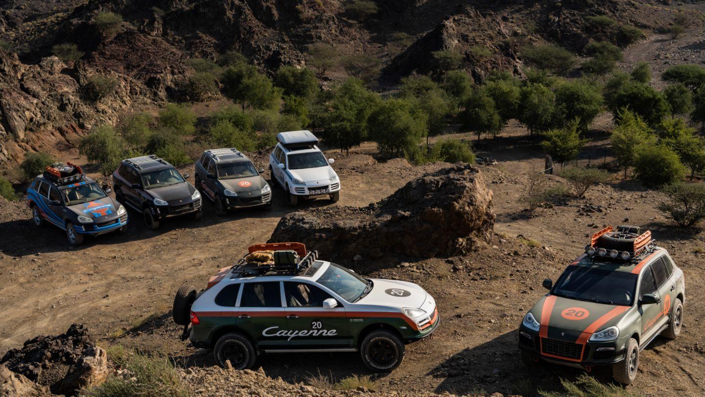 Festival Icons of Porsche “Safari Edition”, des Cayenne préparés pour l’occasion