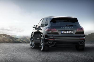 Porsche cayenne platinum edition cayenne s back