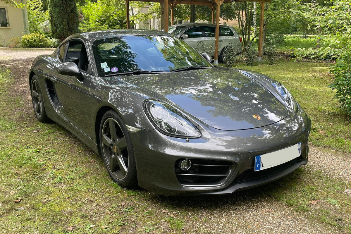 Porsche cayman 981 flat 6 mag avant