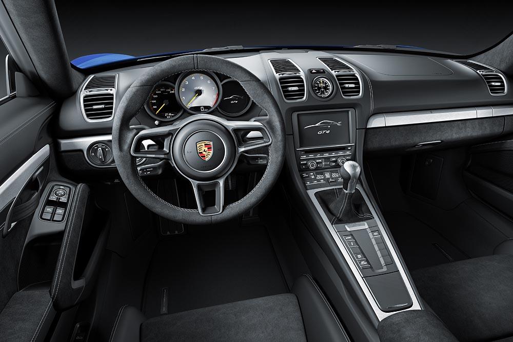 Porsche cayman 981 gt4 interieur