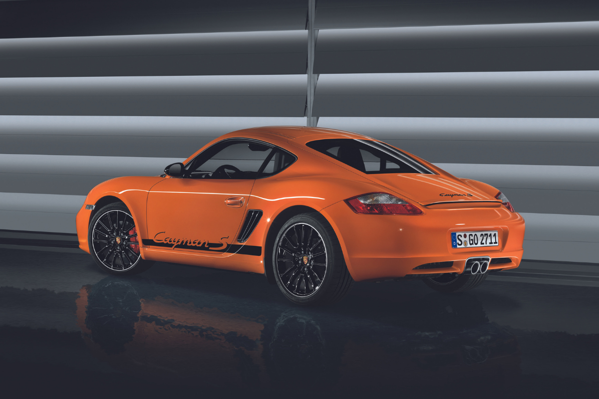 Porsche cayman flat 6 mag