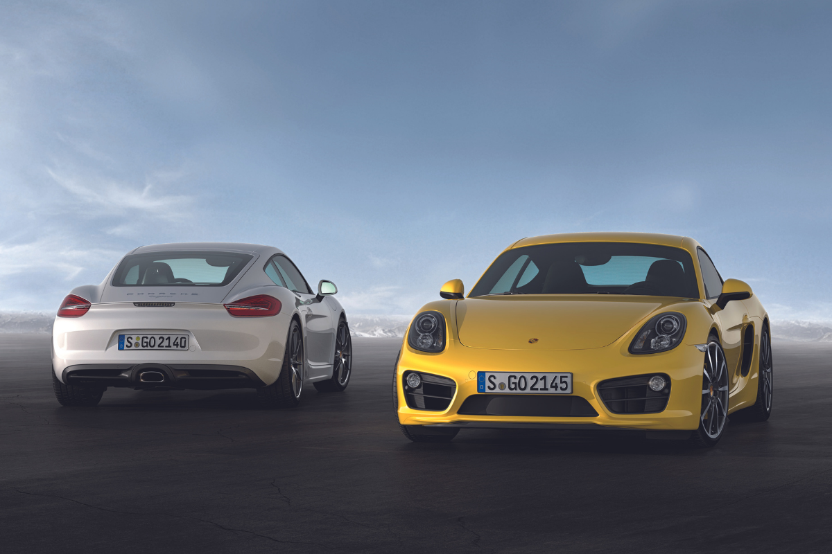 Porsche cayman flat 6 magazine png