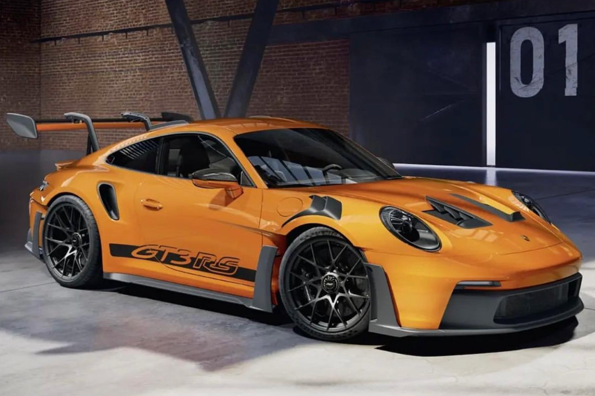 Porsche Exclusive Manufaktur présente la 992 GT3 RS en orange pastel