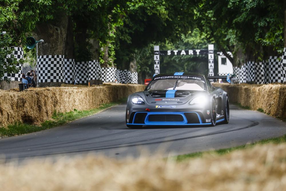 Porsche gt4 eperformance flat 6 magazine