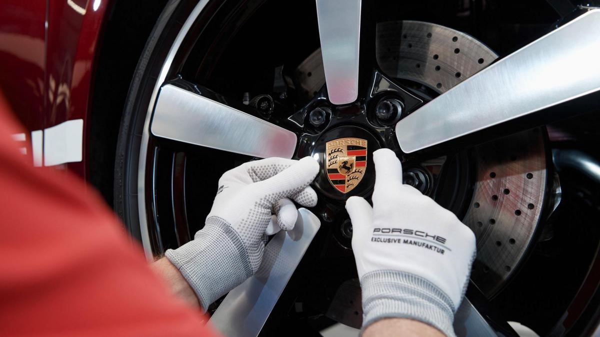 Porsche jantes peintes