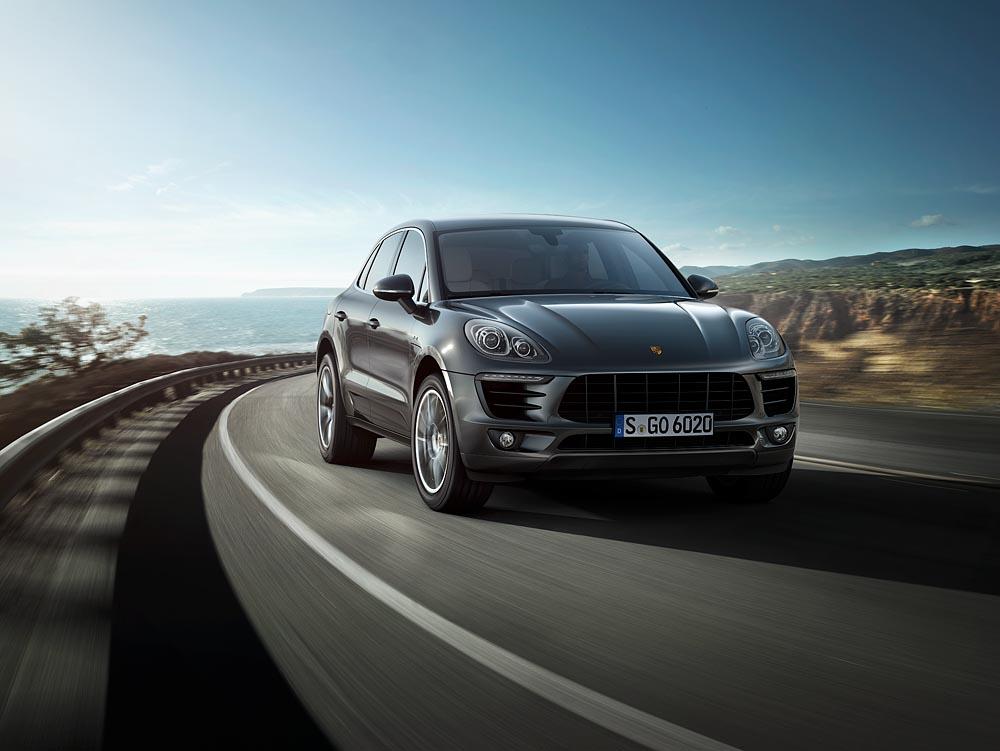 Porsche macan s diesel gris avant