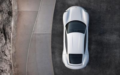 Porsche mission e top view