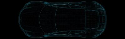 Porsche mission e wireframe