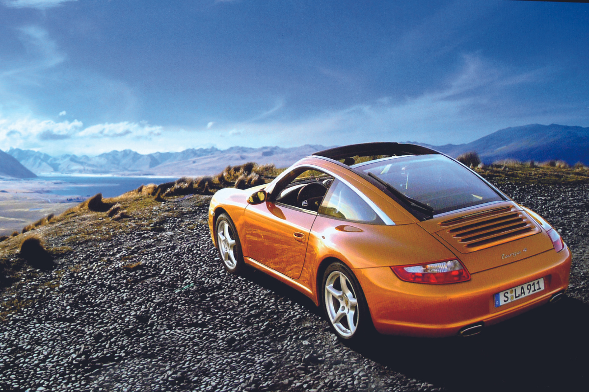 Porsche nordic gold metallic m27 flat 6 magazine