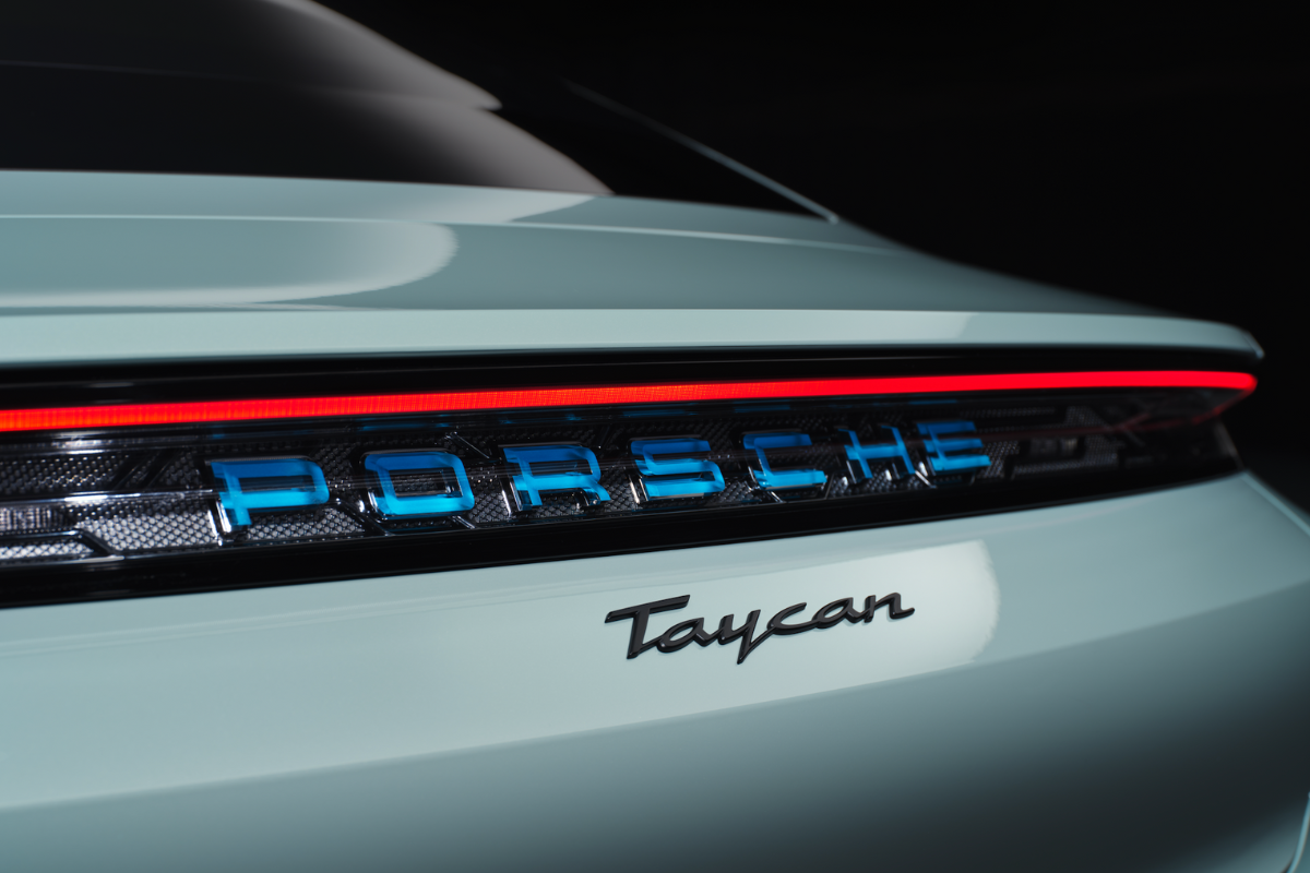 Porsche taycan phase 2 arriere