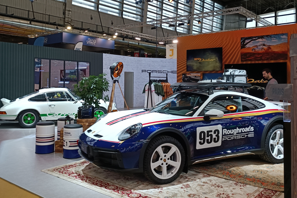 Stand porsche france retromobile 2023