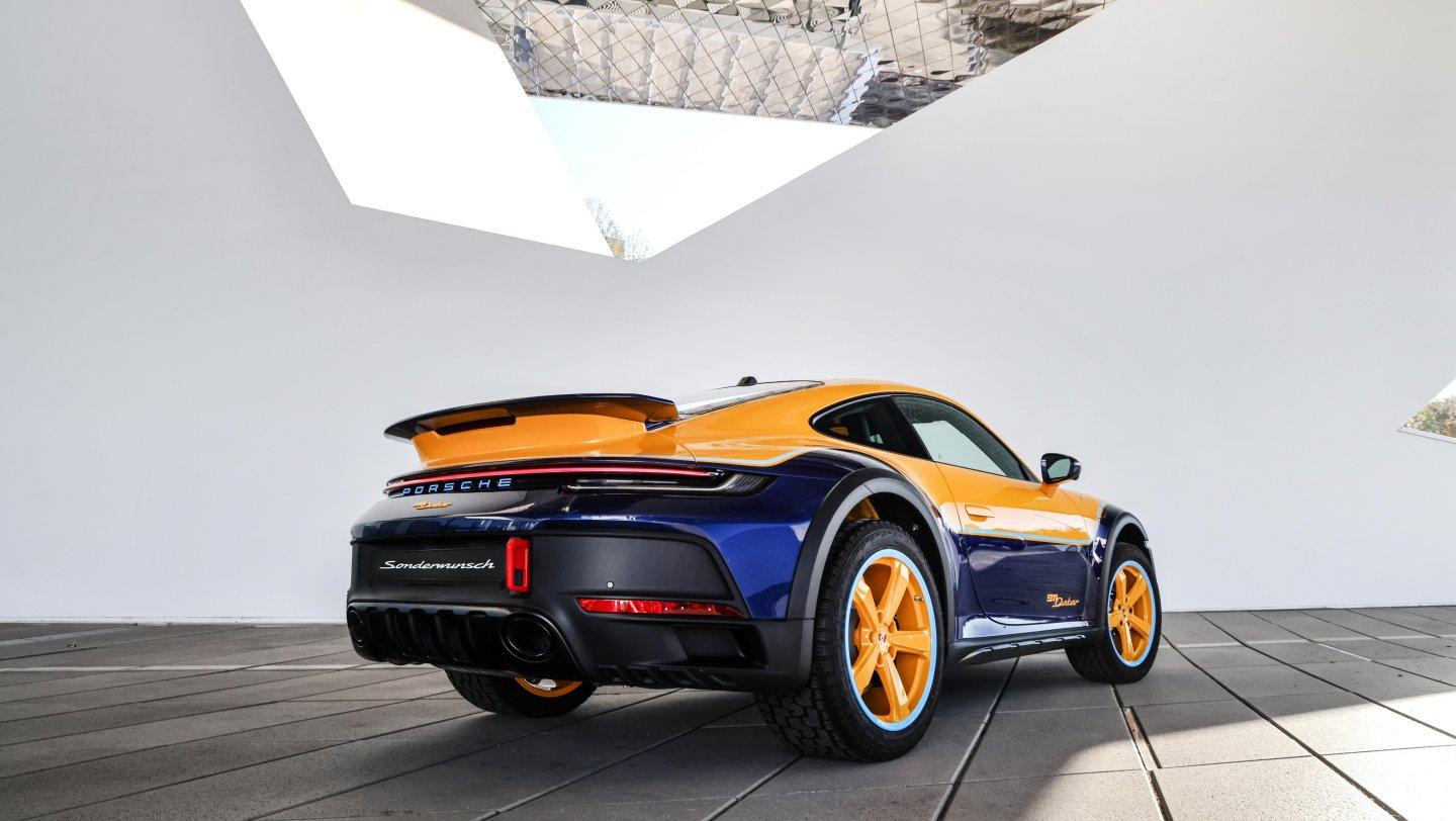 992 dakar porsche arriere