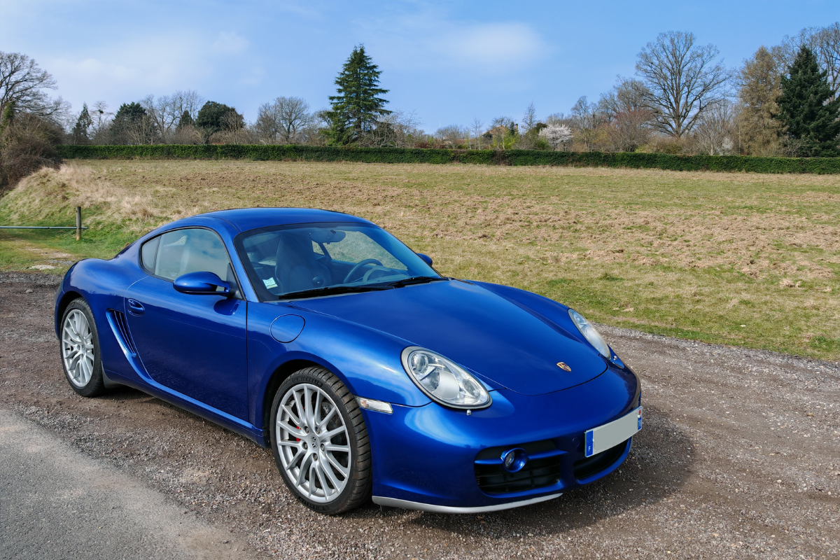 Cayman s 987 bleu cobalt