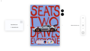 porsche poster studio